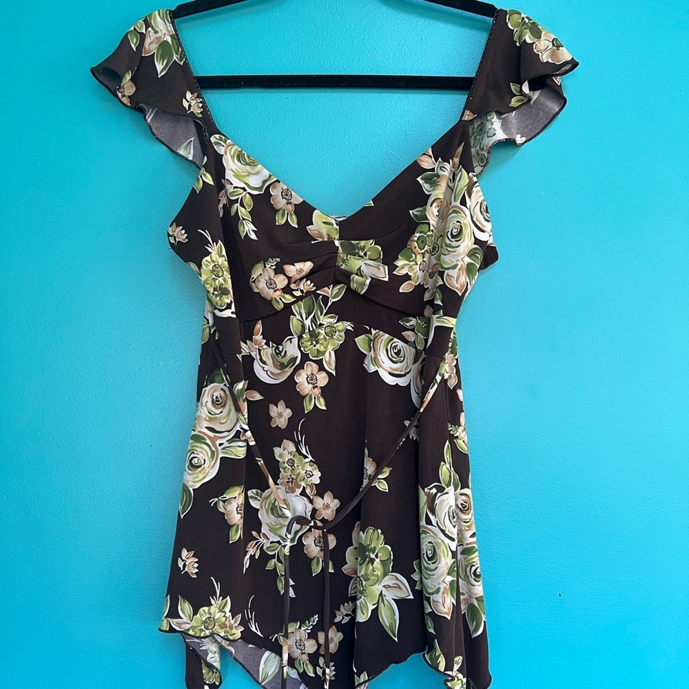 Boho Floral Top